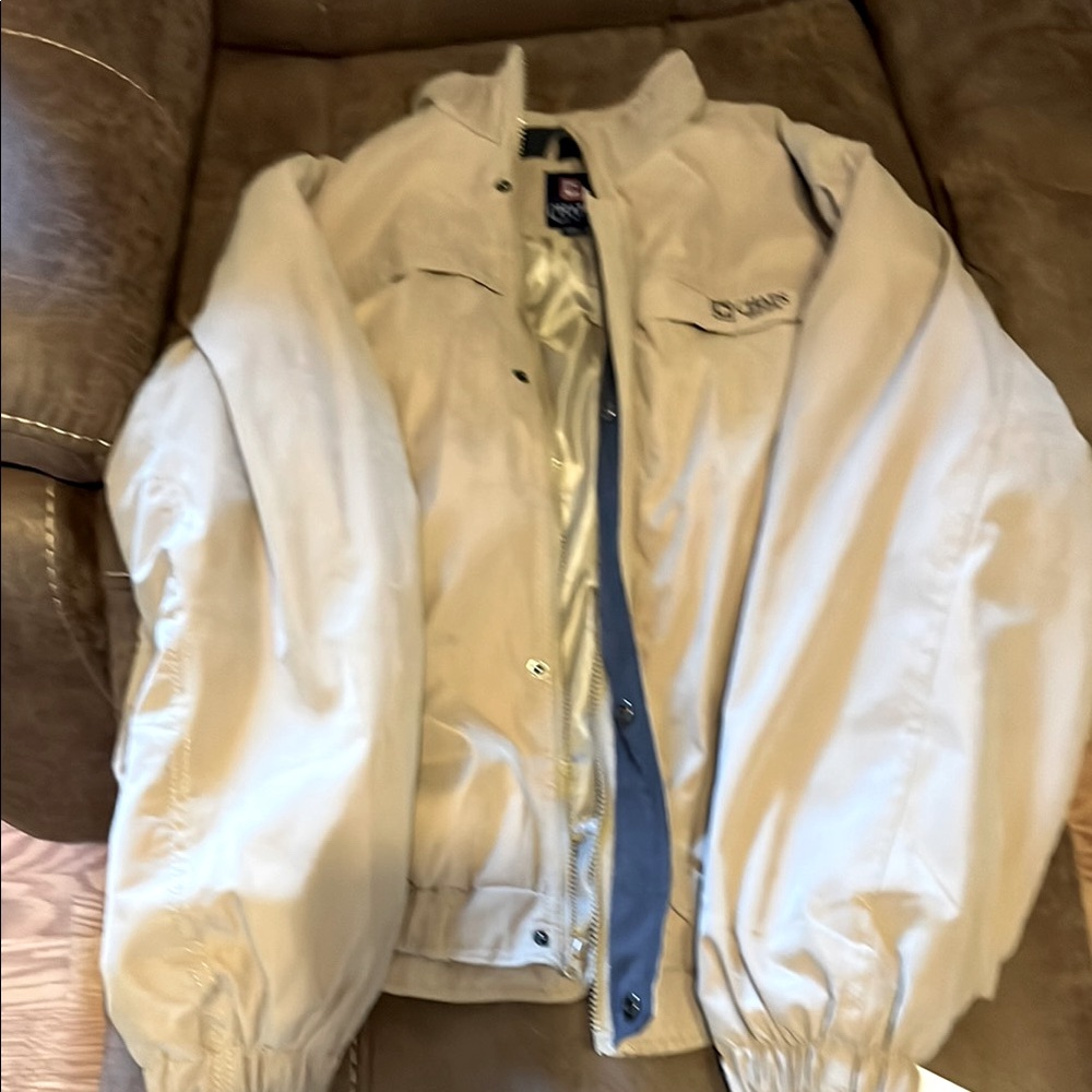 Chaps  men’s Beige Jacket size large